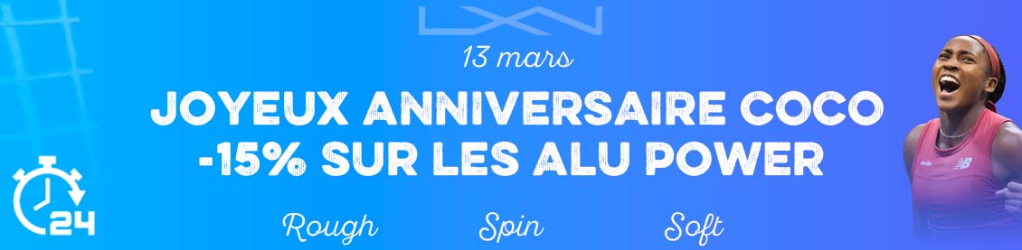 Les cordages Luxilon Alu Power
