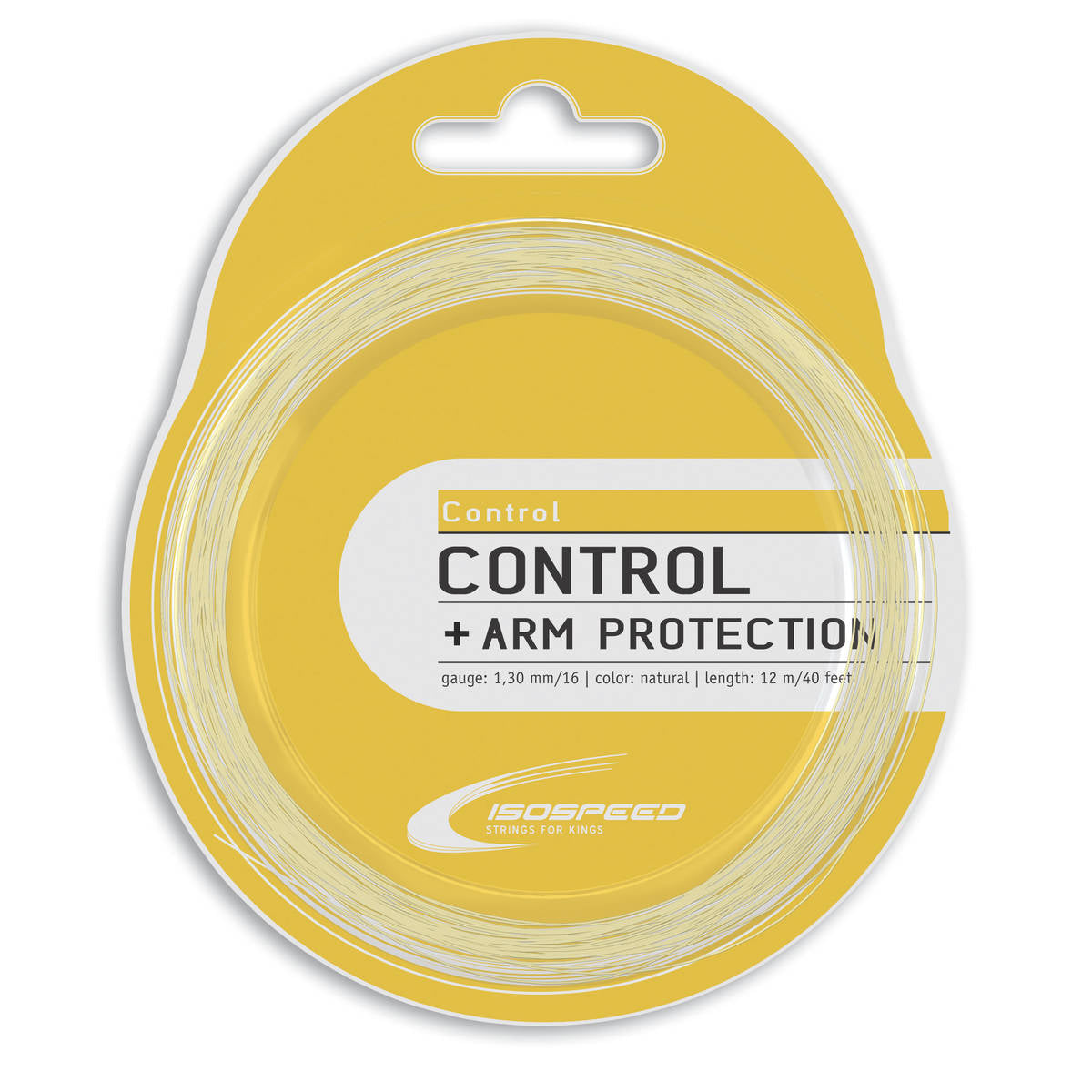 Cordage de tennis isospeed control 1 30mm naturel