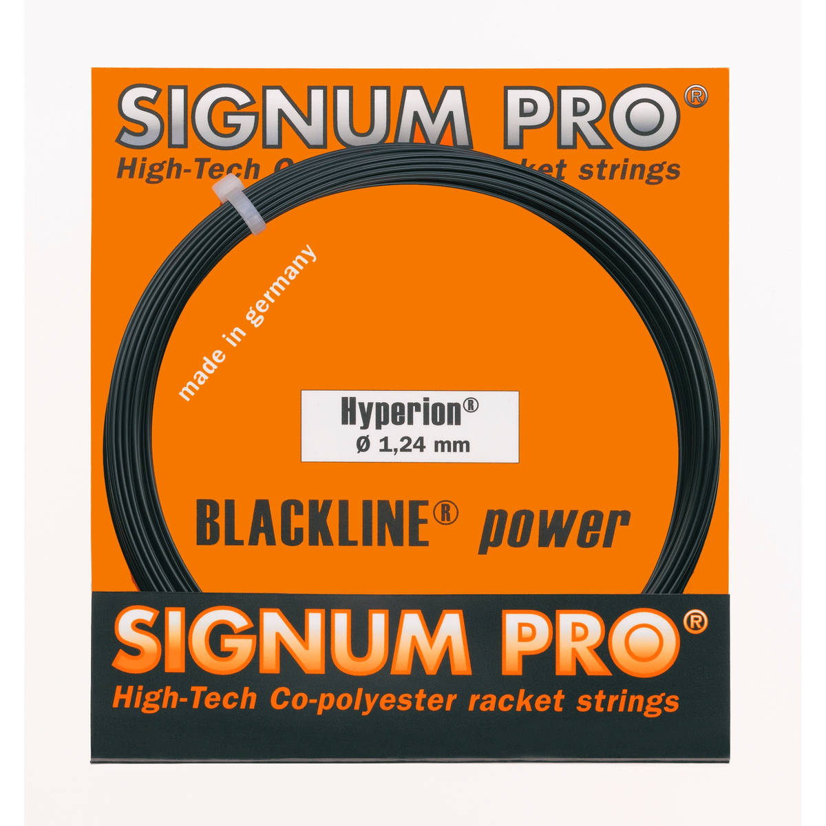 Cordage de tennis signum pro hyperion 124mm noir