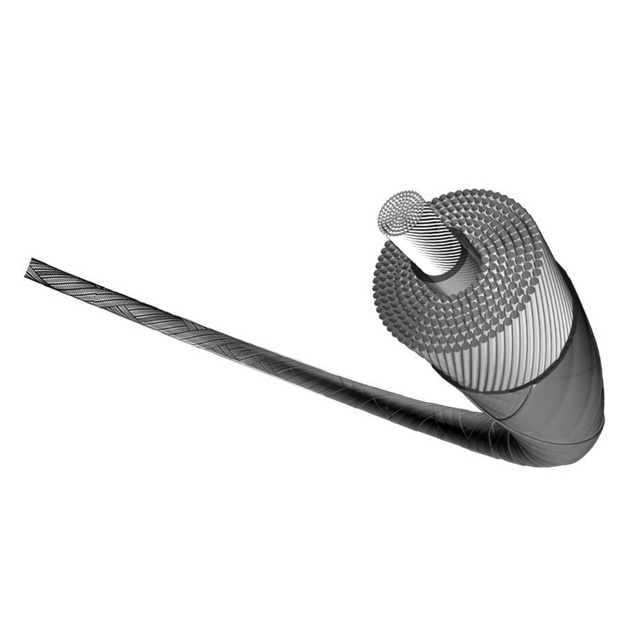 Cordage de tennis isospeed energetic structure