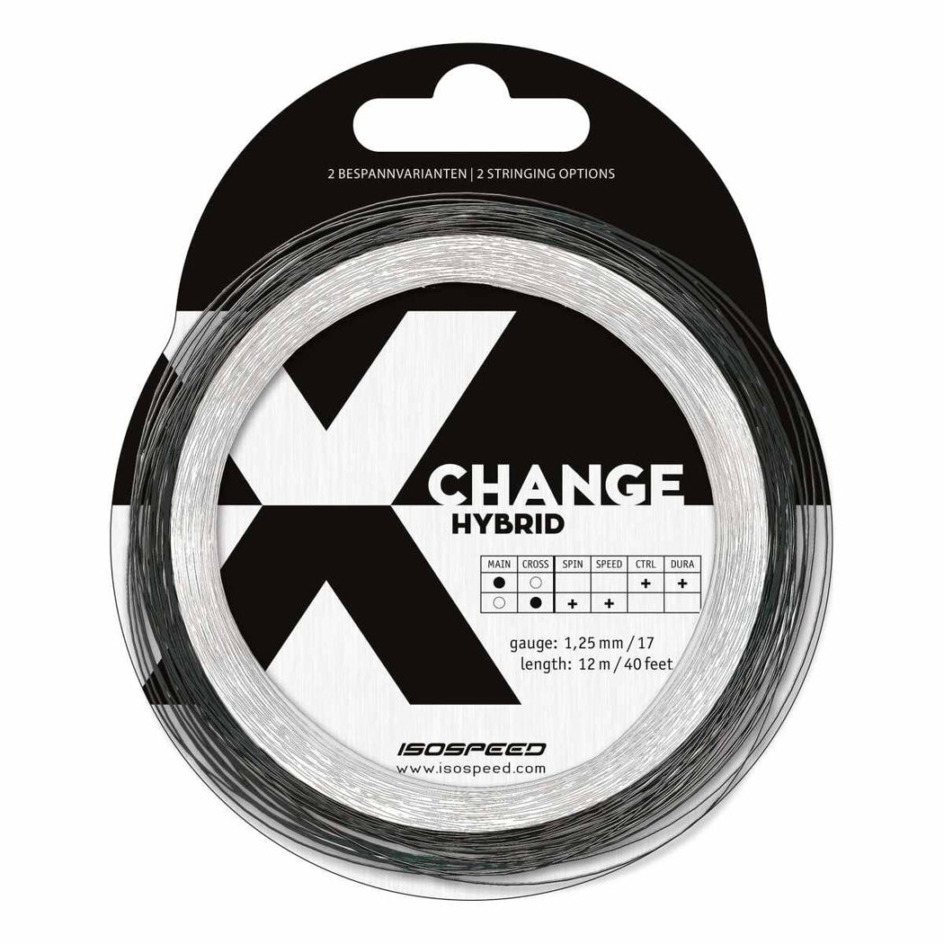 Isodpeed Cordage Tennis Isospeed Hybride X Change – Temple du cordage