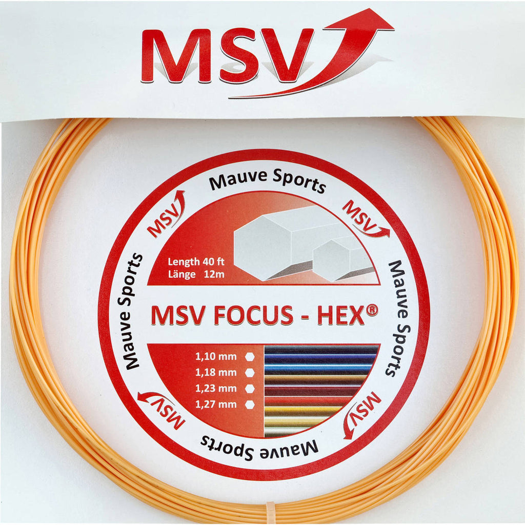 Cordage de tennis msv focus hex dore
