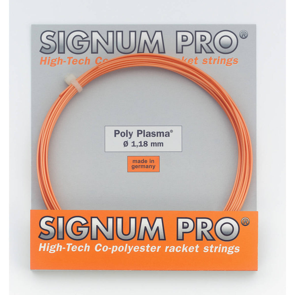 Cordage de tennis signum pro poly plasma 1 18mm orange