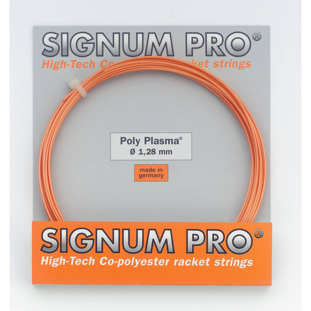 Cordage de tennis signum pro poly plasma 1 28mm orange