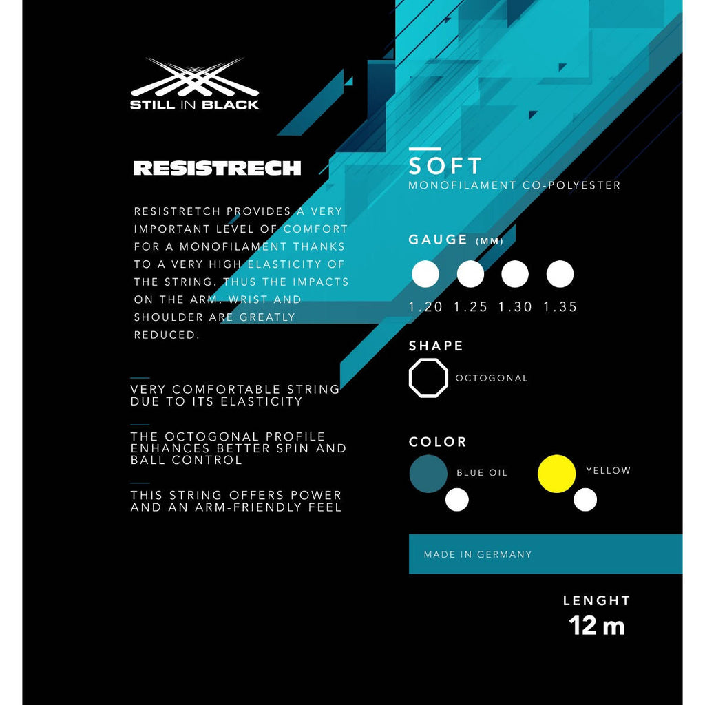 Cordage de tennis stillinblack resistretch 2 information