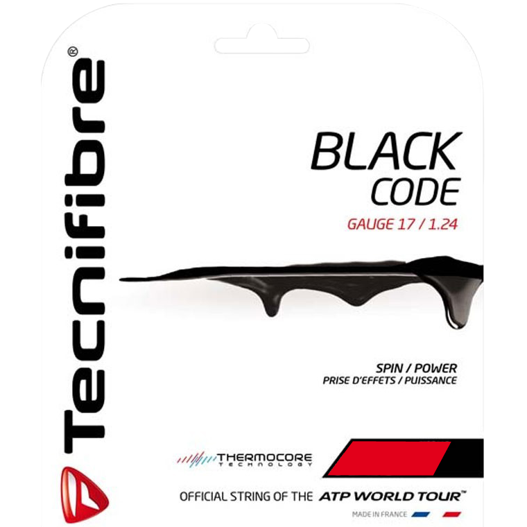 Cordage de tennis tecnifibre black code