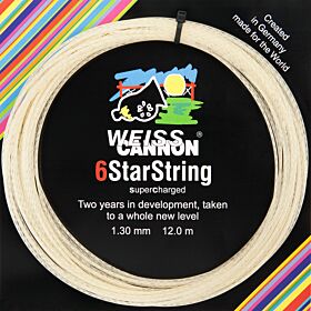 Cordage WeissCannon 6 Star String Supercharged jauge 1