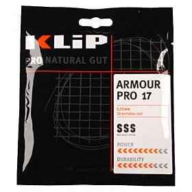 Cordage Tennis Klip Armour Pro jauge 1,25mm 12m blanc