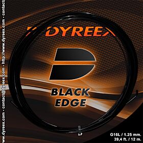 Cordage Dyreex Black Edge jauge 1,25mm 12m noir