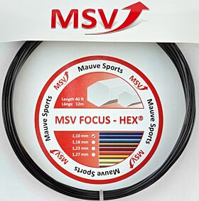 Cordage MSV Focus Hex jauge 1,10mm 12m noir
