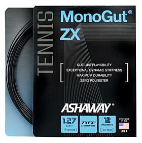 Cordage Tennis Ashaway Monogut Zx 1,27mm 12m noir