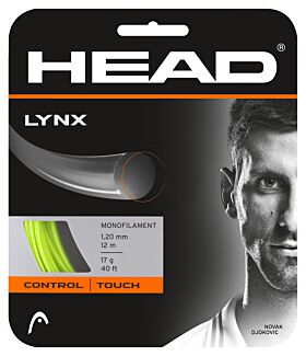 Cordage Tennis Head Lynx jauge 1,20mm 12m jaune fluo