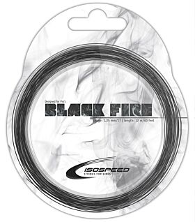 Cordage Tennis Isospeed Black Fire jauge 1,25mm 12m noir