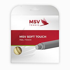 Cordage Tennis MSV Soft Touch jauge 1,35mm 12m Naturel