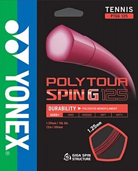 Cordage Tennis Yonex PolyTour Spin jauge 1