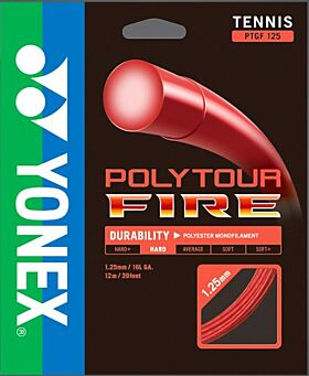 Cordage Yonex Poly Tour Strike 1,25mm Noir