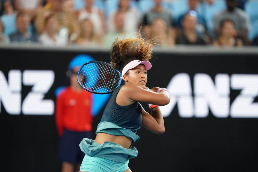 Naomi Osaka et son poly tour strike