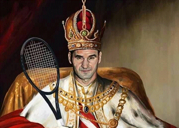 le roi roger Federer